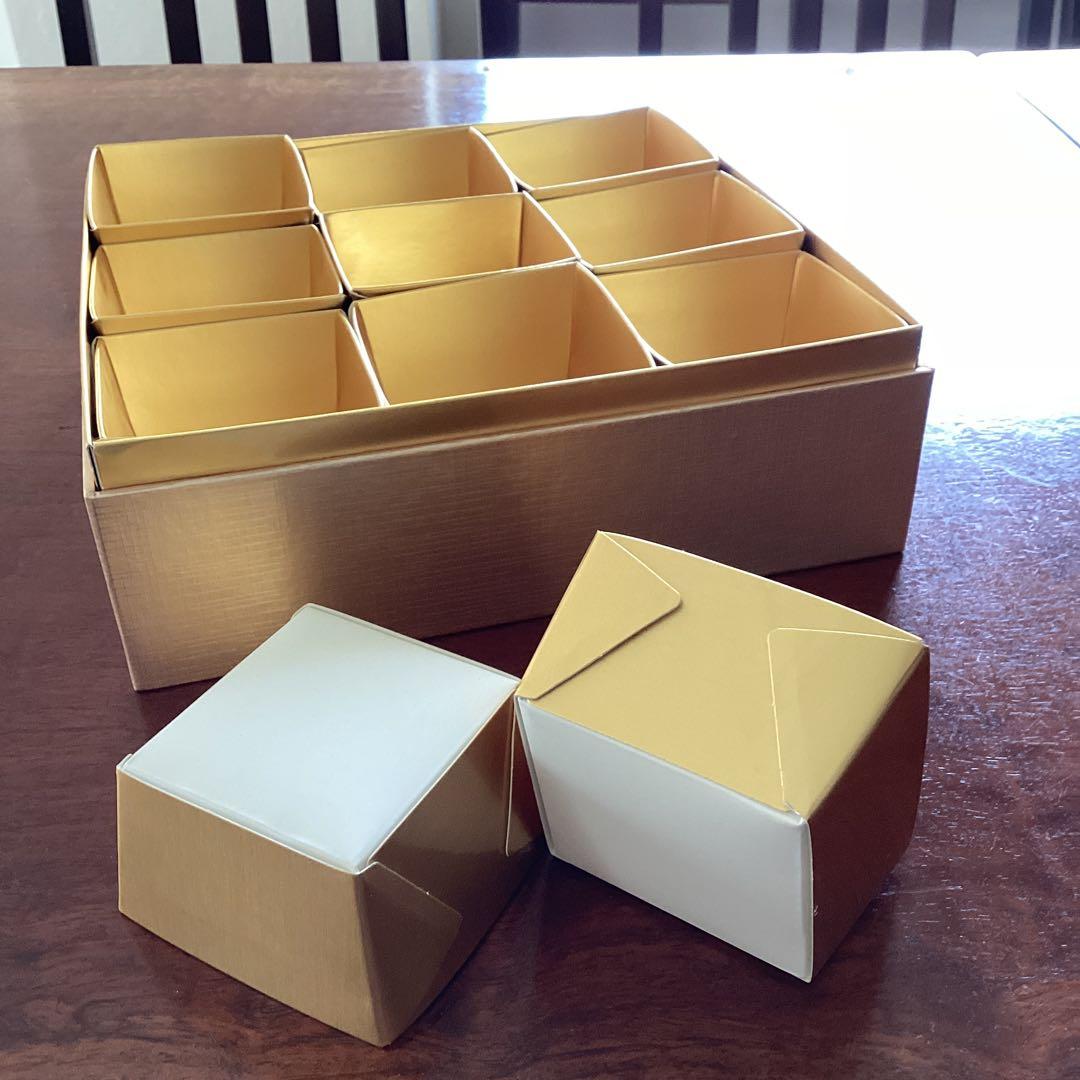 お節重箱　内皿セット　1組1080円　ORIBE紙製重箱6.5寸　17組