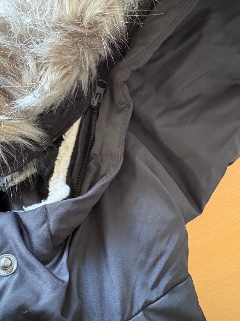 LAUREN ファー付ダウン　XS