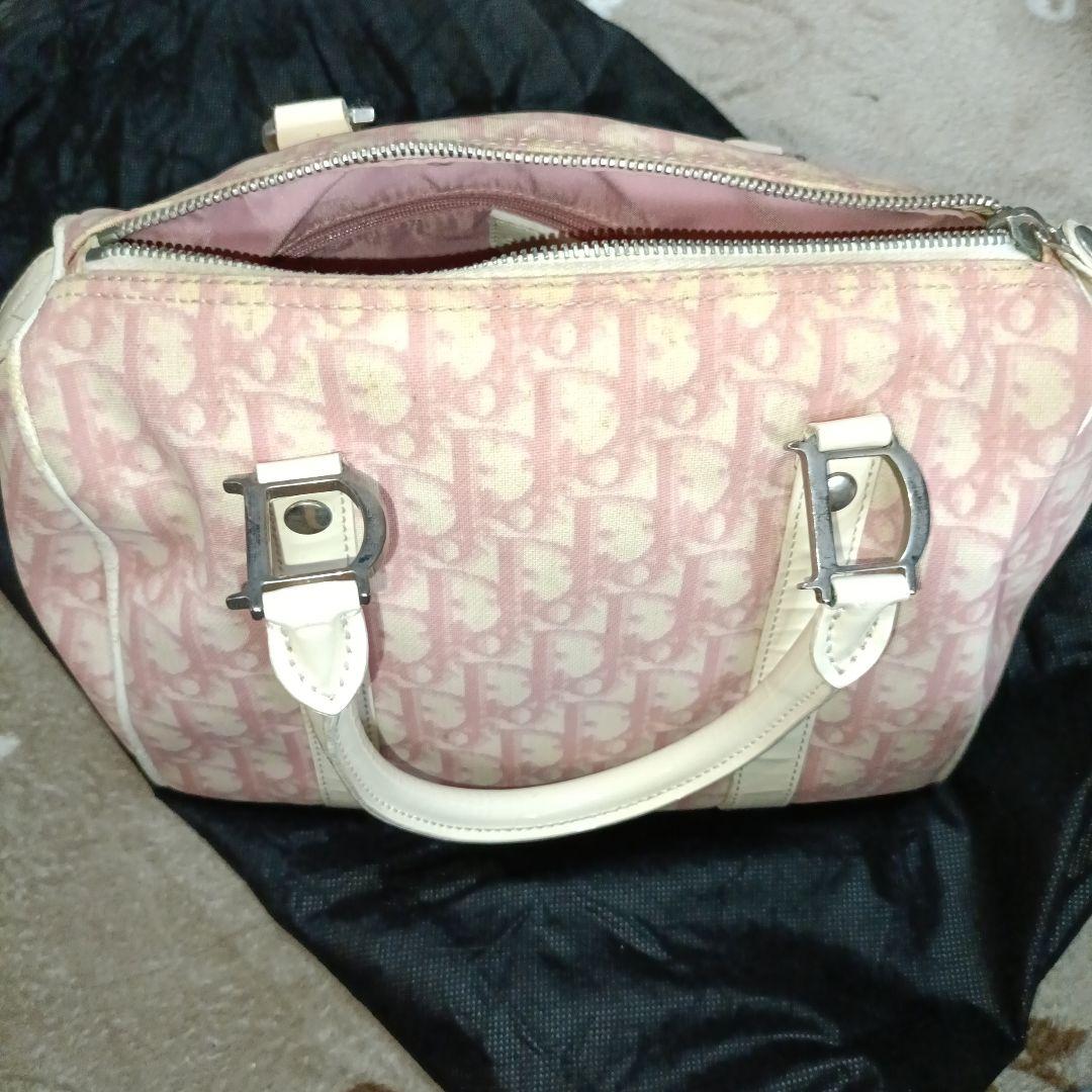 クリスチャンディオールトロッター柄 ボストンバッグ