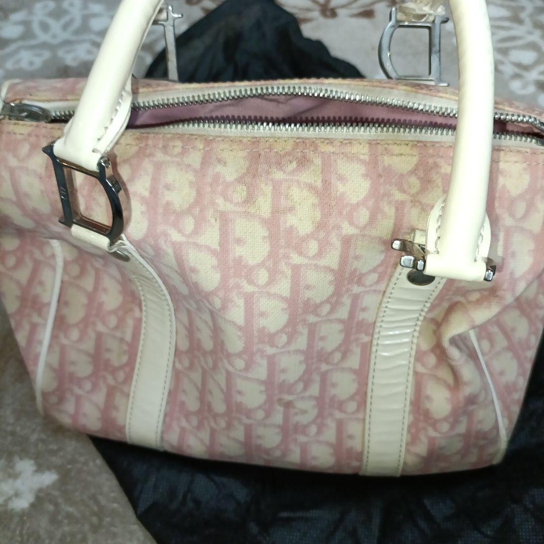 クリスチャンディオールトロッター柄 ボストンバッグ