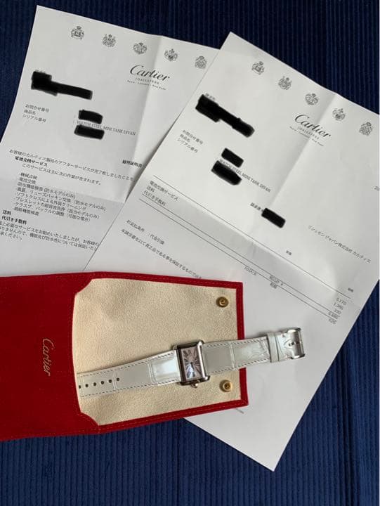 ジャスミンさくら品　　[正規電池交換済]カルティエ ミニ ディヴァン