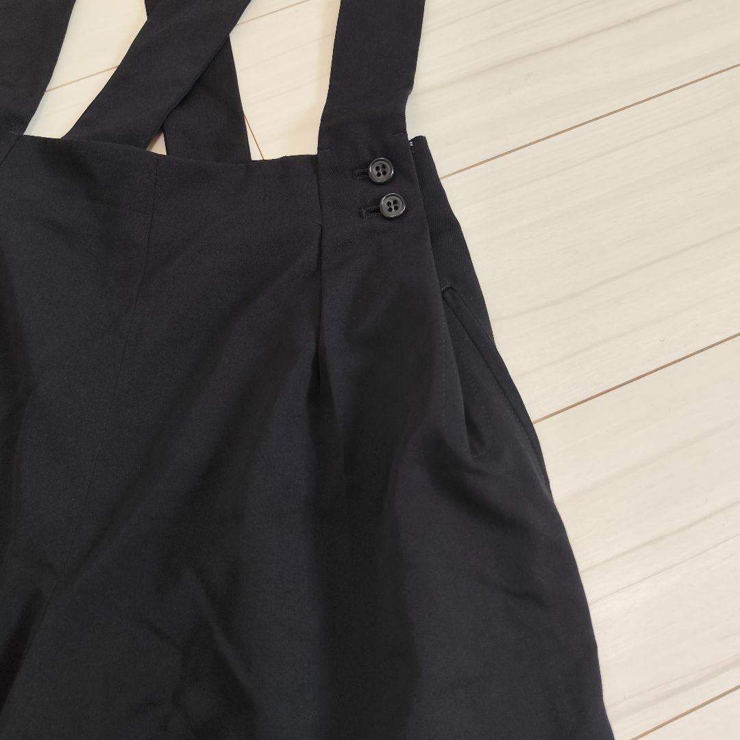 美品✨️Y's ヨウジヤマモト タックワイド サロペットパンツ ブラック