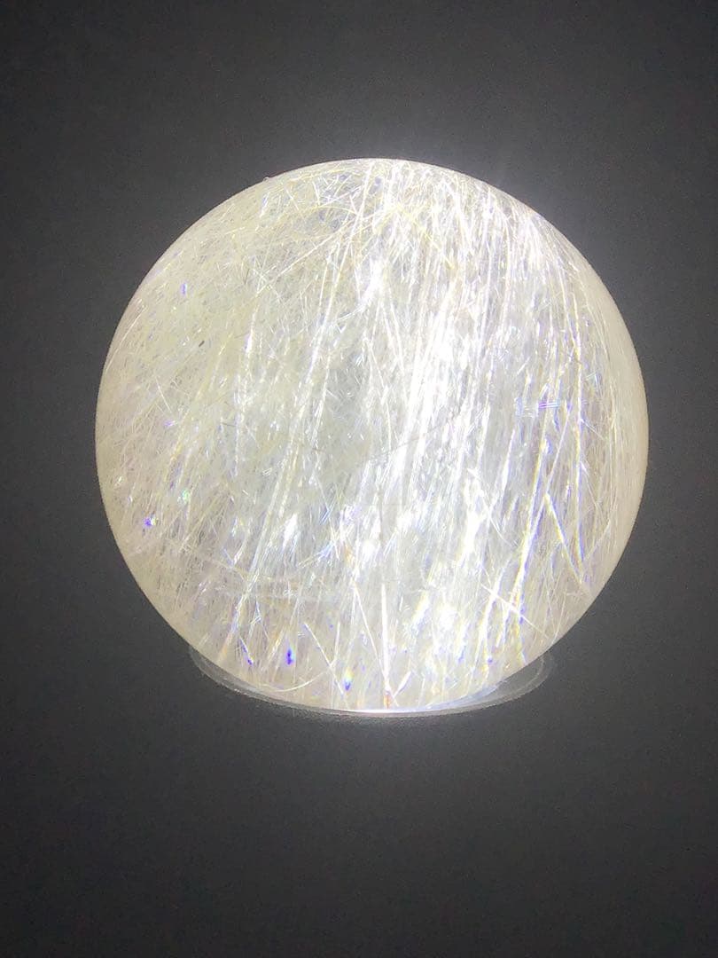 【金銭を呼び込む】金運最強‼️☆高品質☆プラチナルチル入り　本水晶　パワーストーン