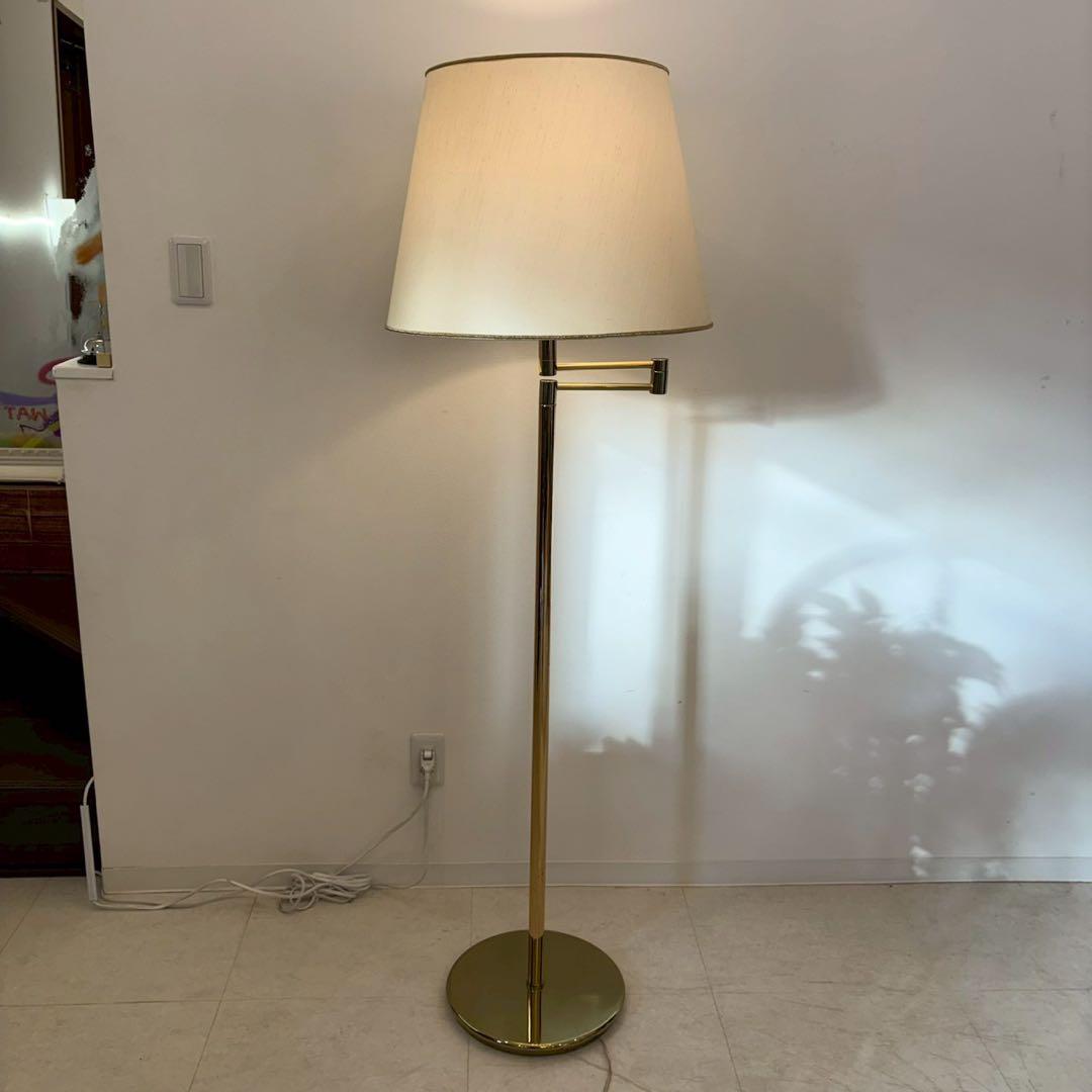 フロアランプ　スタンドライト　北欧　ビンテージ　真鍮