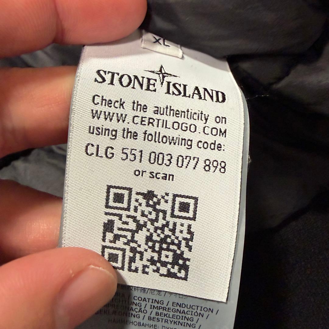 ストーンアイランド　シャドウプロジェクト　MA-1 ダウンジャケット　XL 黒