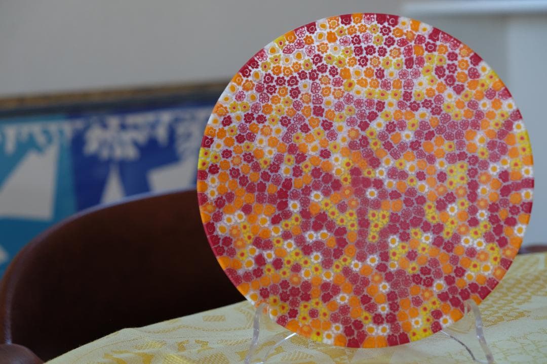 ミルフィオリ エルコーレ モレッティ プレート 皿 黒木国昭/藤田喬平/田子美紀