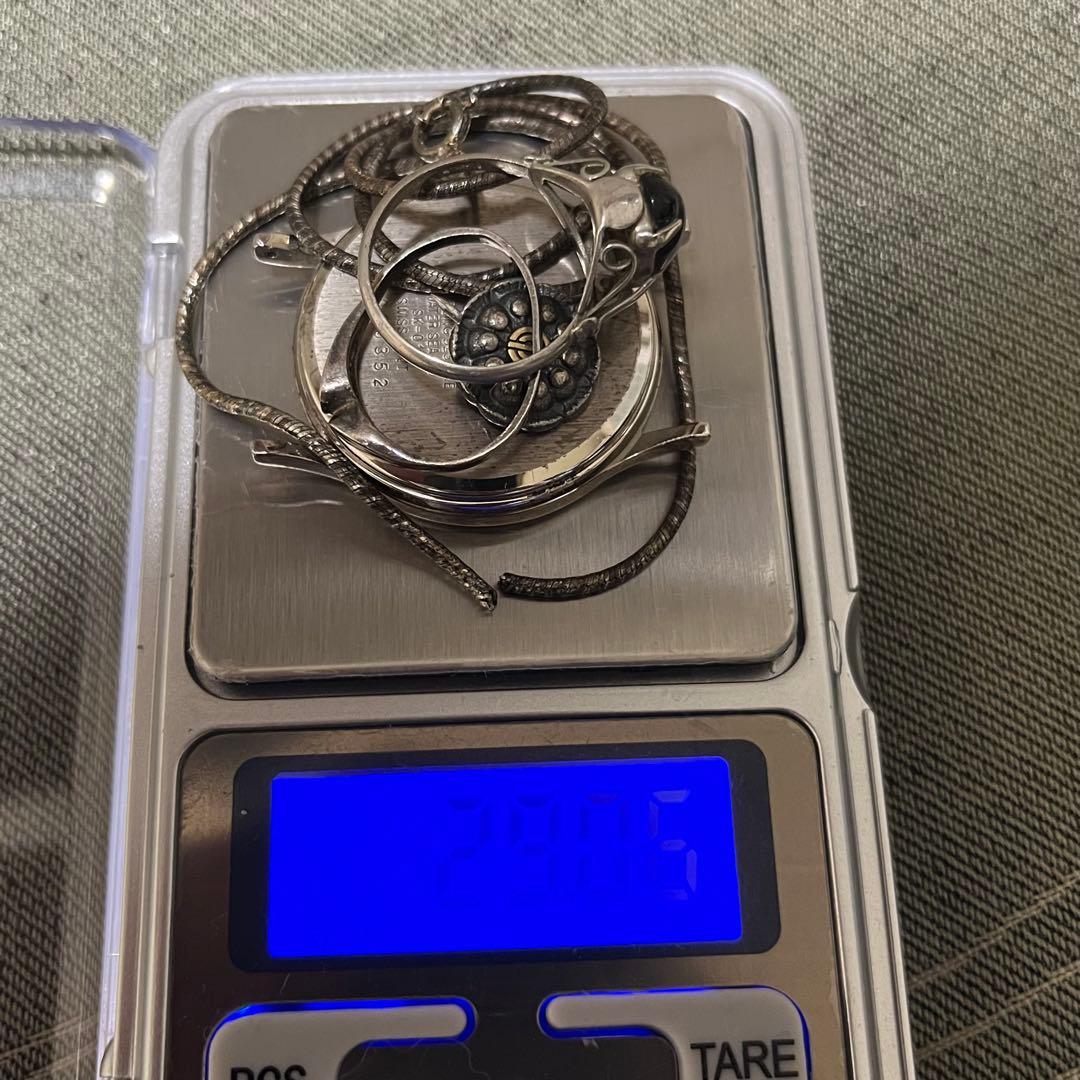 シルバー ジャンク まとめ売り 925 スターリング　ネックレス リング アクセ