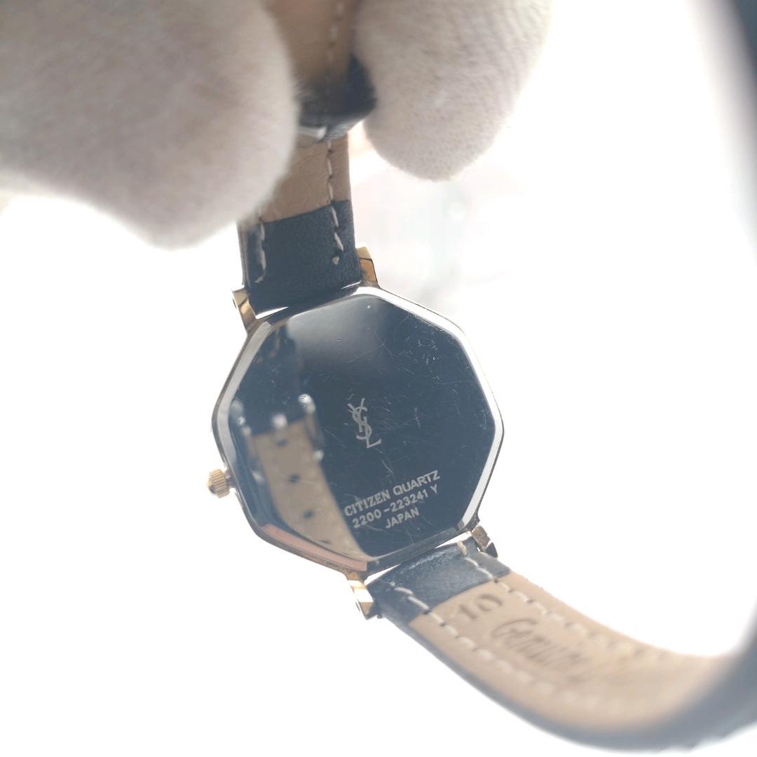 《稼働品》イヴサンローラン★クォーツ 腕時計★レディース★ゴールド★管661e