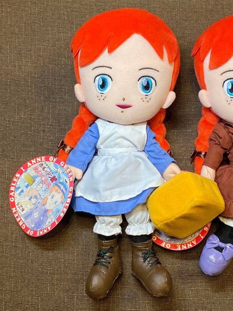 世界の名作 赤毛のアン ぬいぐるみ 2体セット 32cm 30cm 2002年