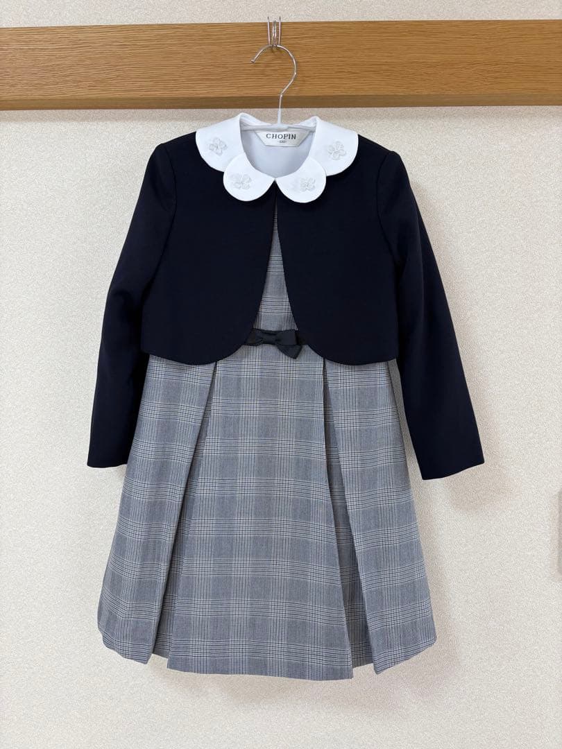 CHOPIN ワンピース&ボレロ２点セット　フォーマル　120cm