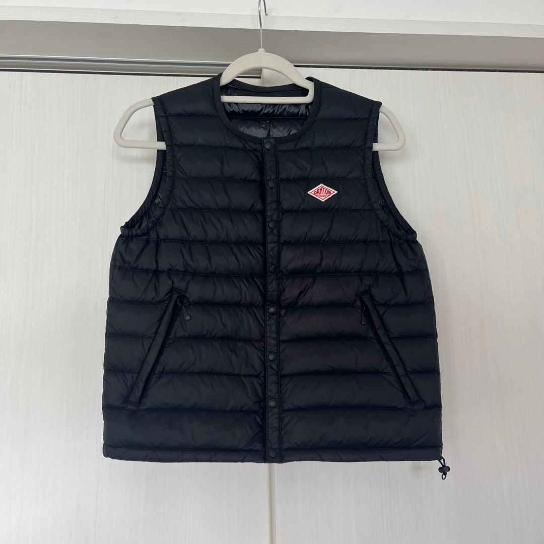 ダントン　インナーダウン 38ベスト　ブラック黒