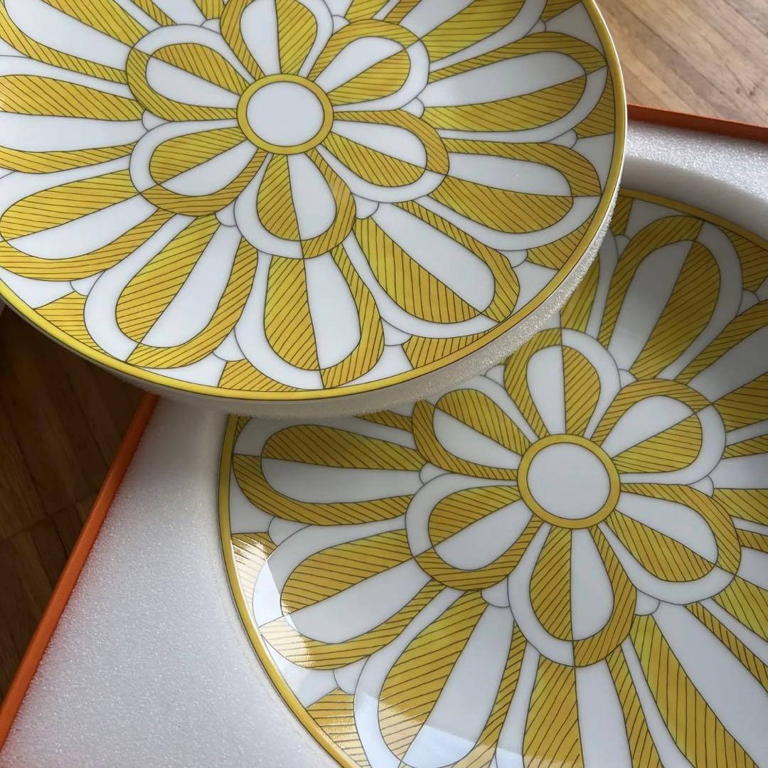 エルメス　ソレイユ　デザートプレート