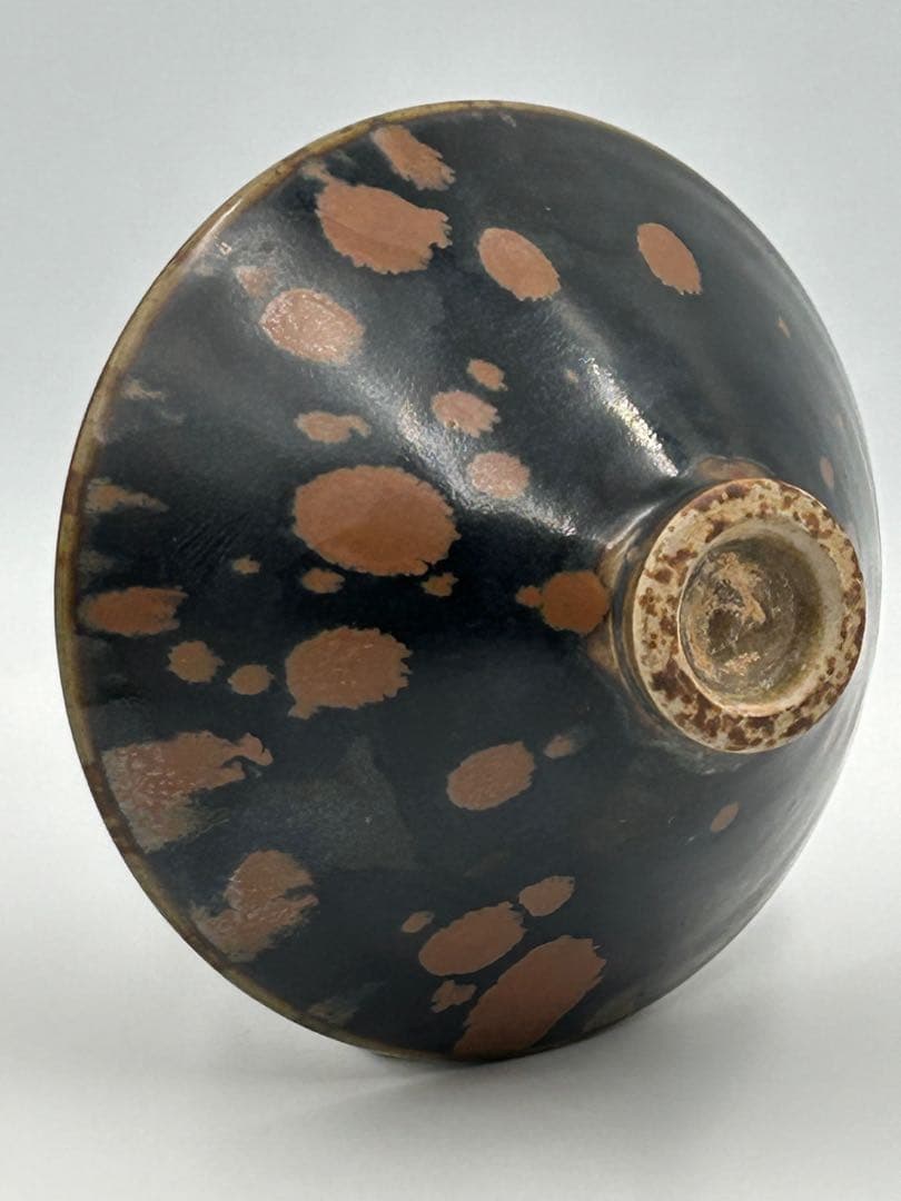 ★0061宋時代　定窯 褐斑盃 ★天目茶碗 茶道具 茶器 唐物古美術