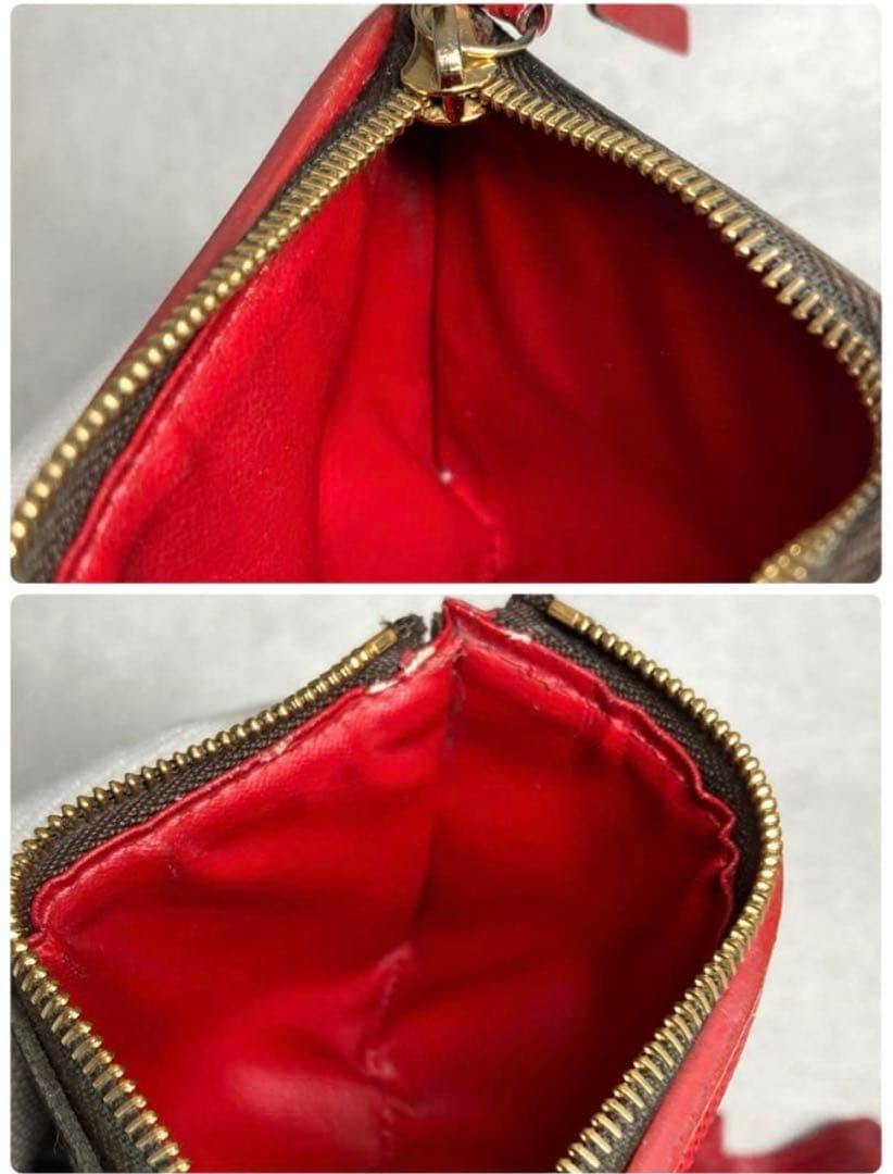 ルイヴィトン ダミエエベヌ ポルトフォイユ　ヴィクトリーヌ 三つ折り財布