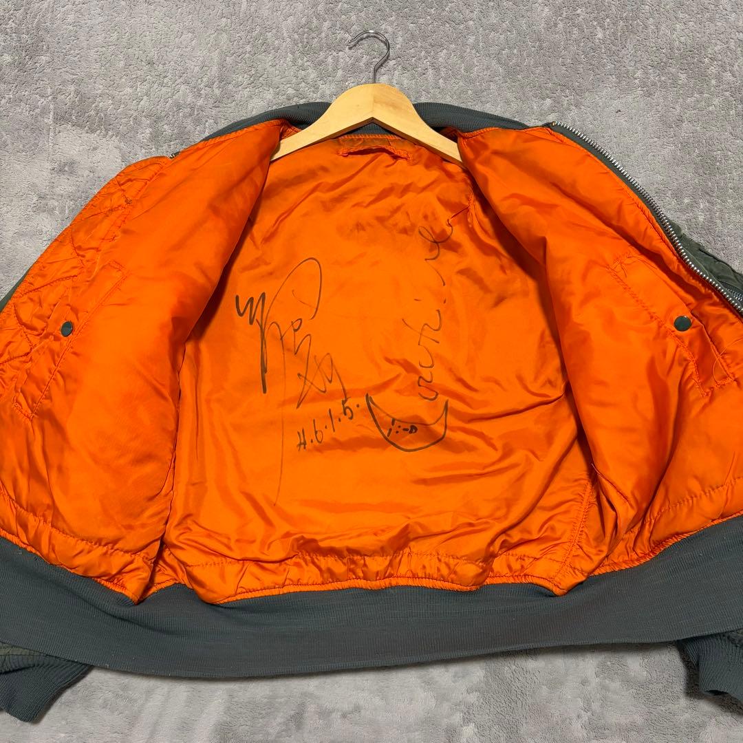 ALPHA MA-1 MEDIUM 70s後半 80s初頭 USA ヴィンテージ