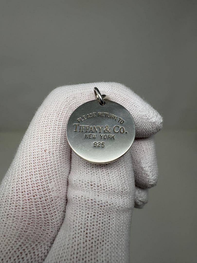 美品 TIFFANY&Co. リターントゥ ラウンドタグ ブレスレット 925