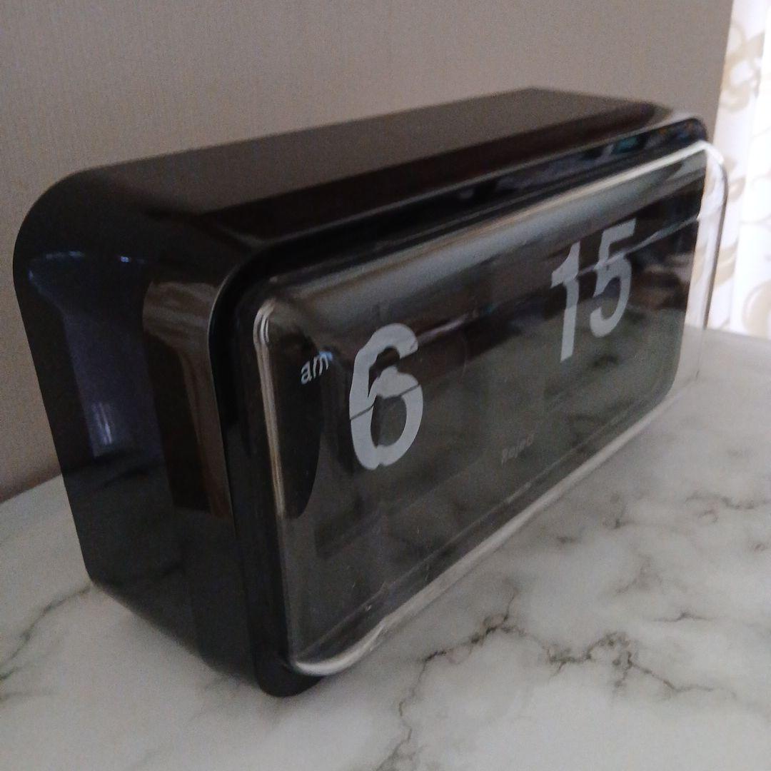 Rejea製 25cmサイズの大きなパタパタ時計 昭和レトロ 電池式　希少品