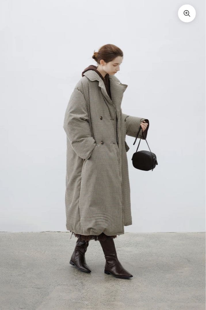 TAGEECHITA CLASSIC PLAID DOWN COAT【新品】