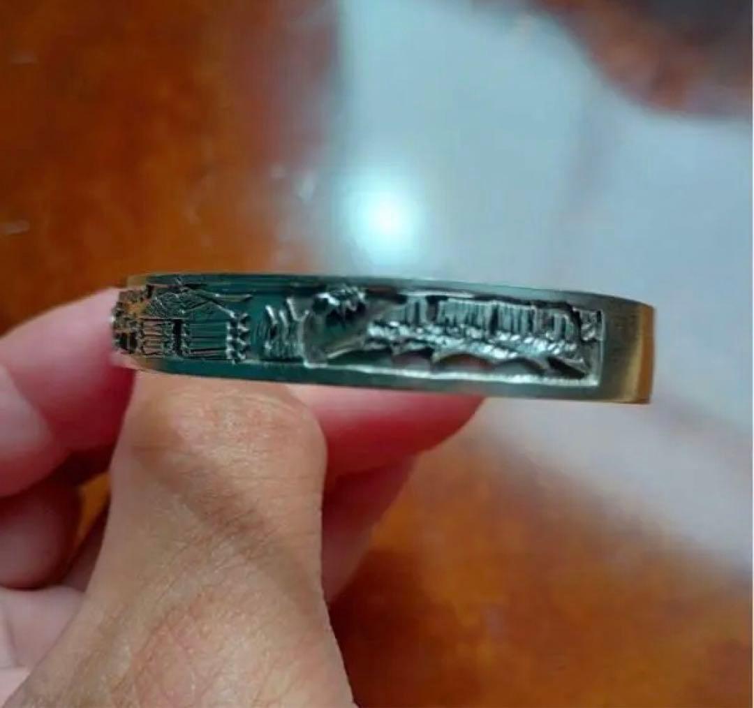 インディアンジュエリー　バングル　スターリング　ストーリーテラー　925