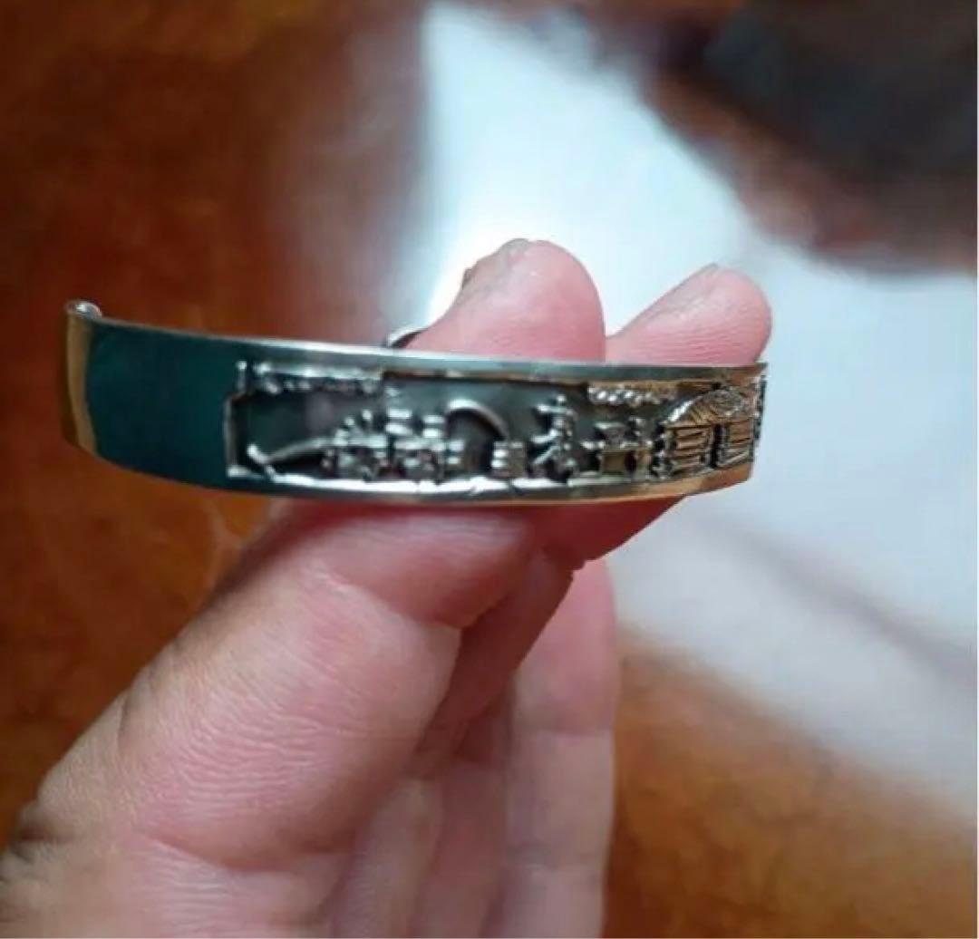 インディアンジュエリー　バングル　スターリング　ストーリーテラー　925