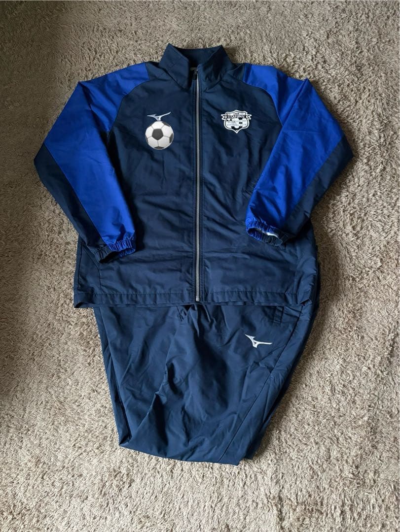 ミズノ サッカー ピステセット ネイビー