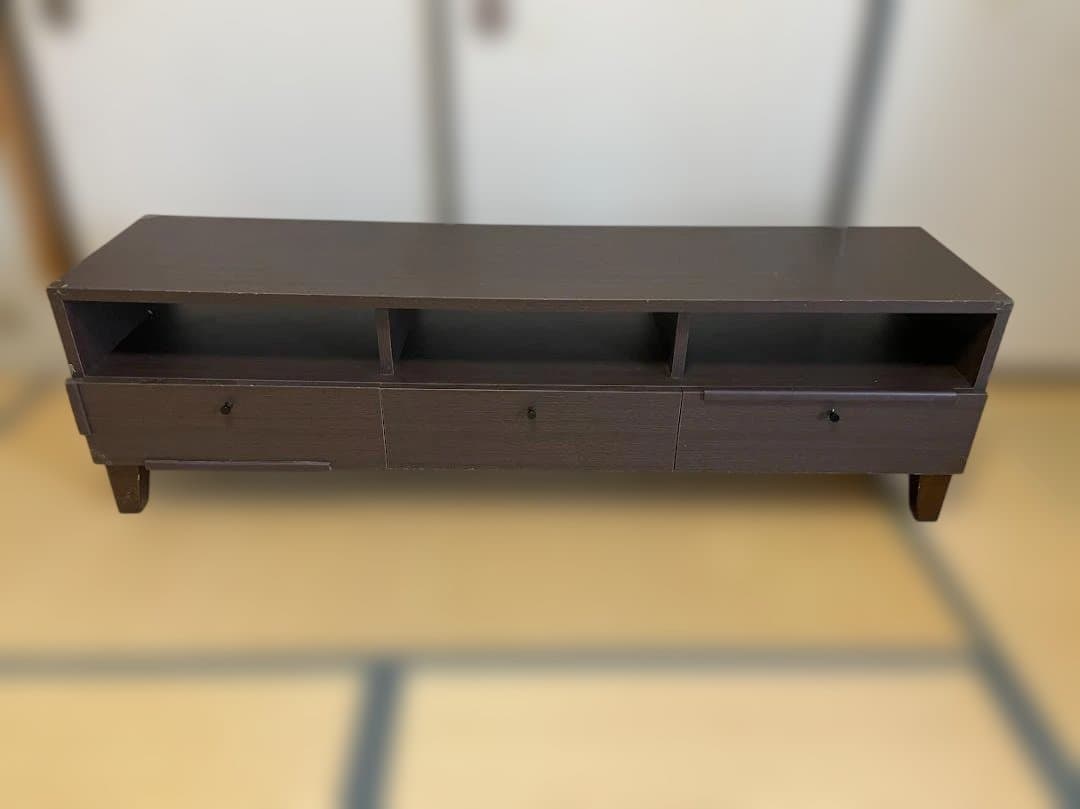 Francfranc フランフラン テレビボード 幅150cm ダークブラウン
