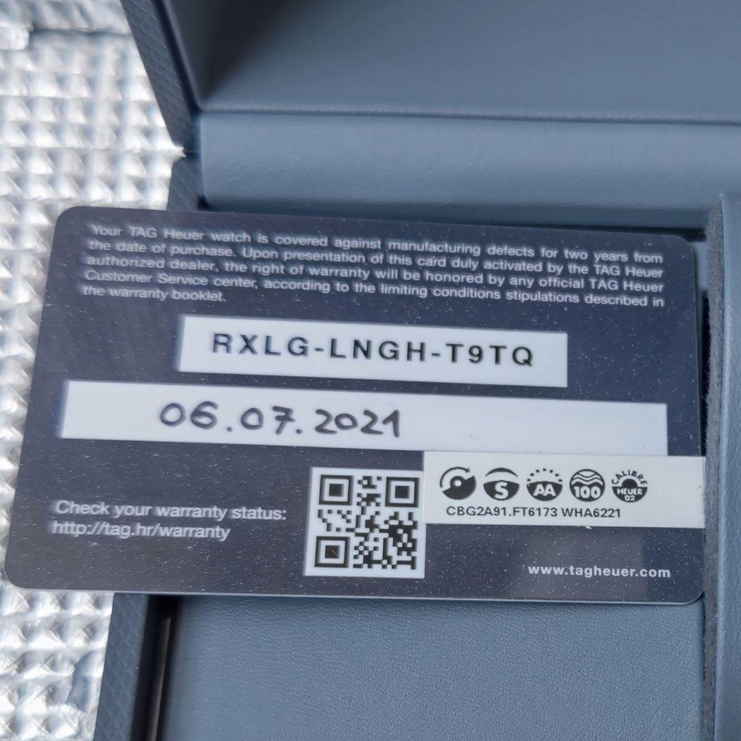 【ほぼ未使用・極美品】 カレラ キャリバーホイヤー02 45mm タグホイヤー