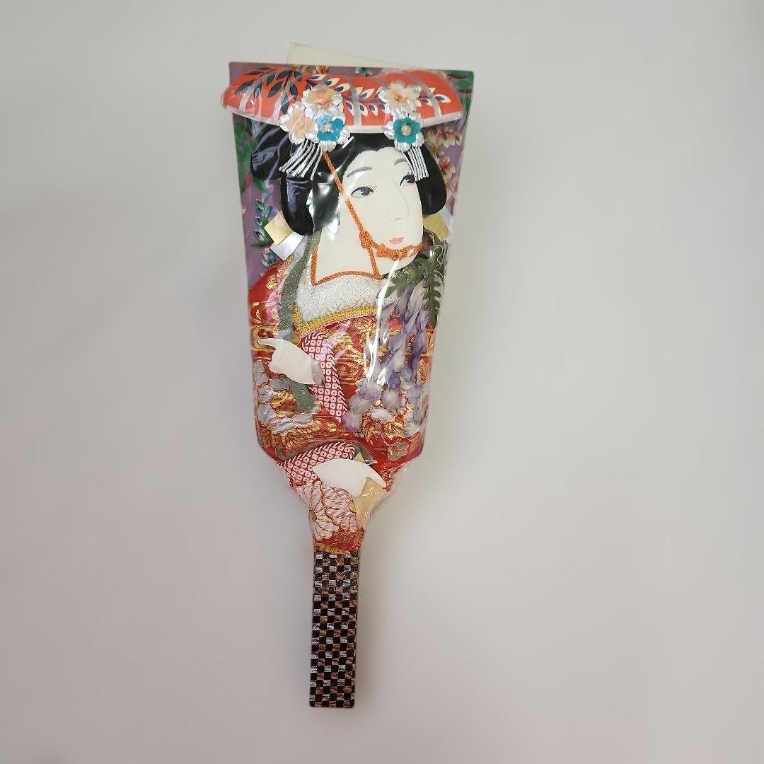 羽子板　 舞踊藤娘の絵柄　希少伝統手法品