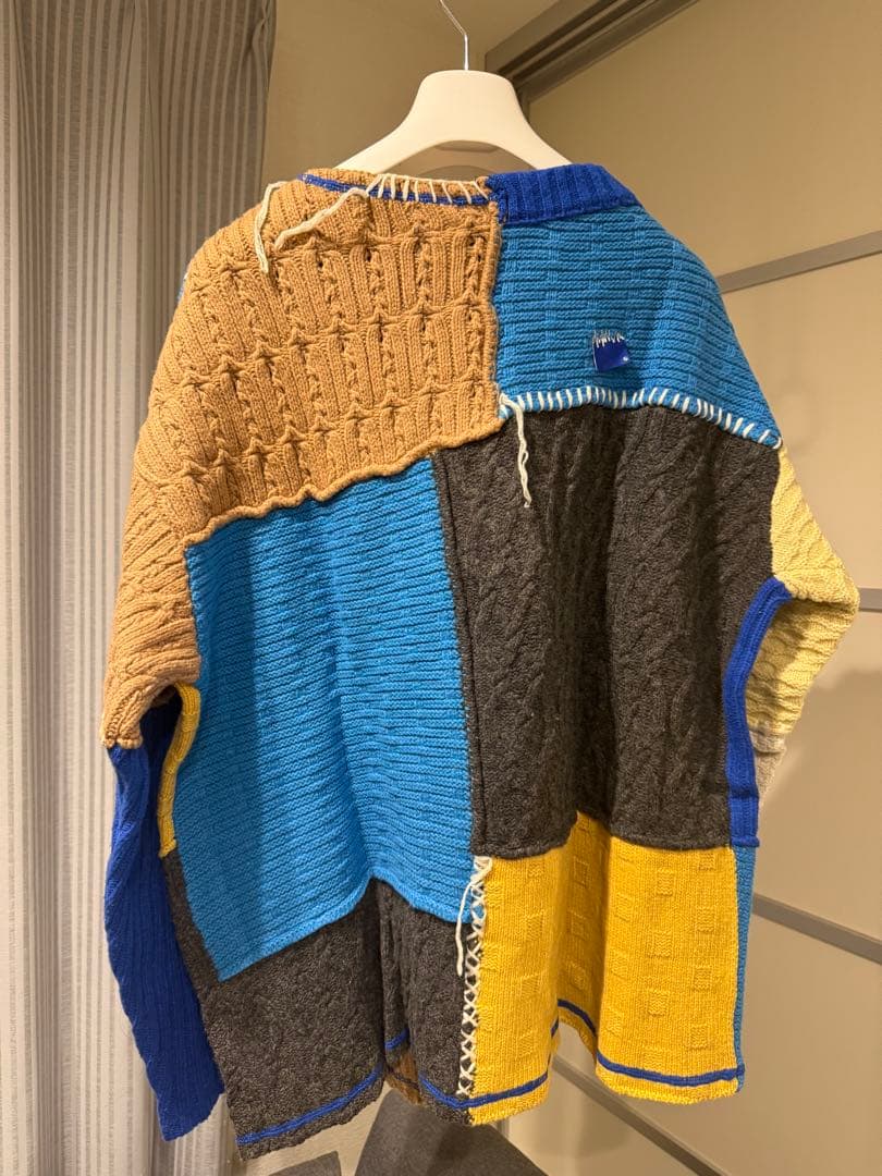 ZARA ADERERROR パッチワークカーディガン