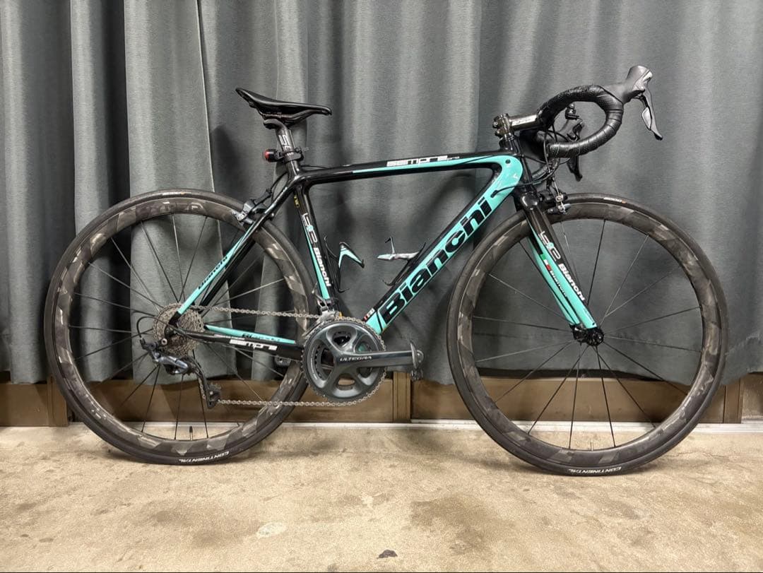 Bianchi sempre pro 即戦力パック 純正ハンドル サドル付