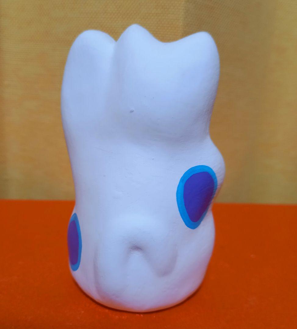 輪葉葉幸運の招き猫 5円猫