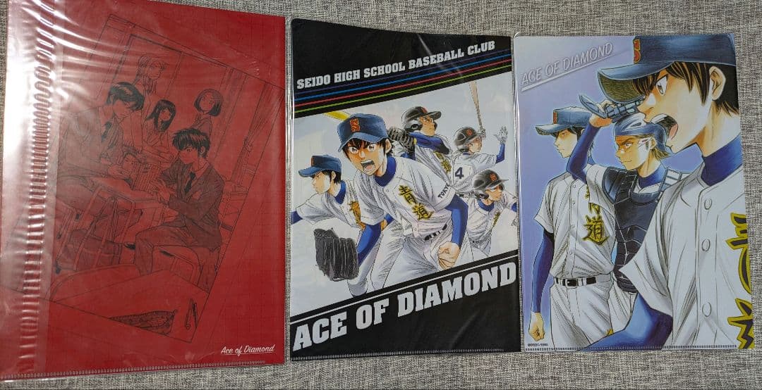 【未開封】ダイヤのA クリアファイル大量 原作柄 アニメ THE LIVE