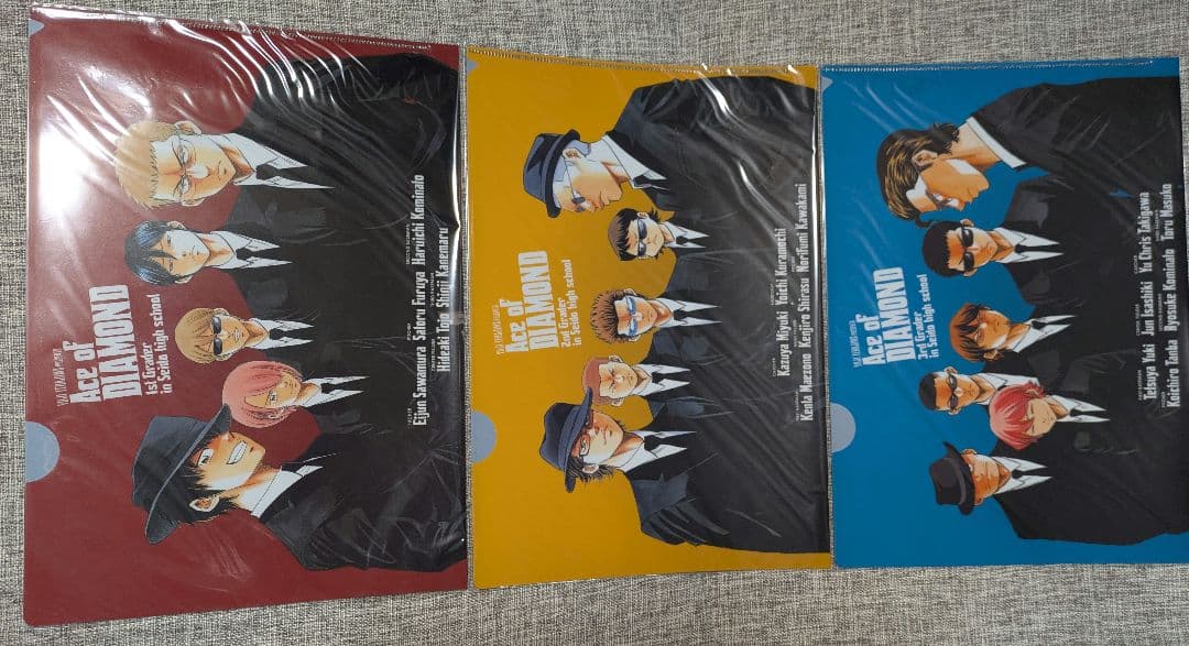 【未開封】ダイヤのA クリアファイル大量 原作柄 アニメ THE LIVE