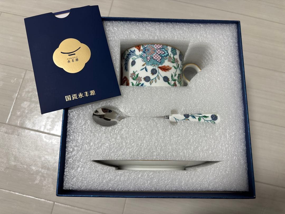 AURATIC 国瓷永丰源 中国茶器 新品 ソーサーセット＋スプーン