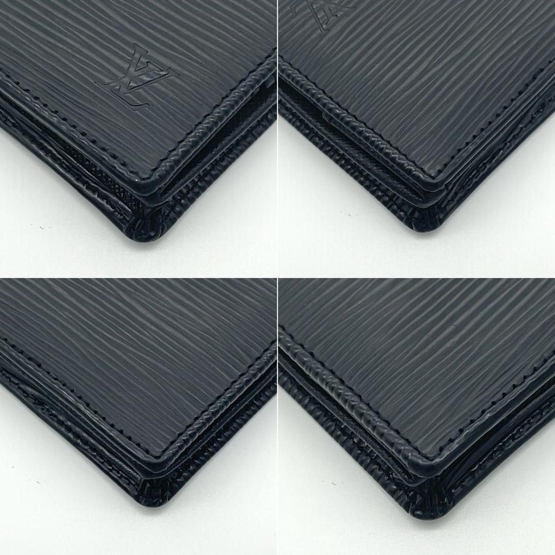 【極美品】ルイヴィトン エピ ケース ポルトモネ ボワット ブラック