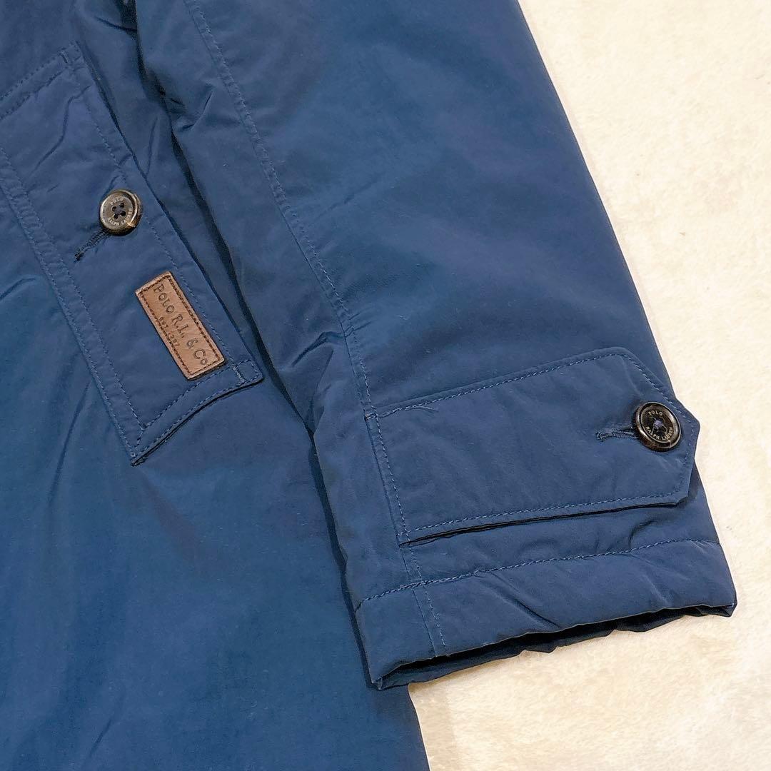 新品同様✨　ポロラルフローレン　ステンカラーコート　ダウンコート　ネイビー