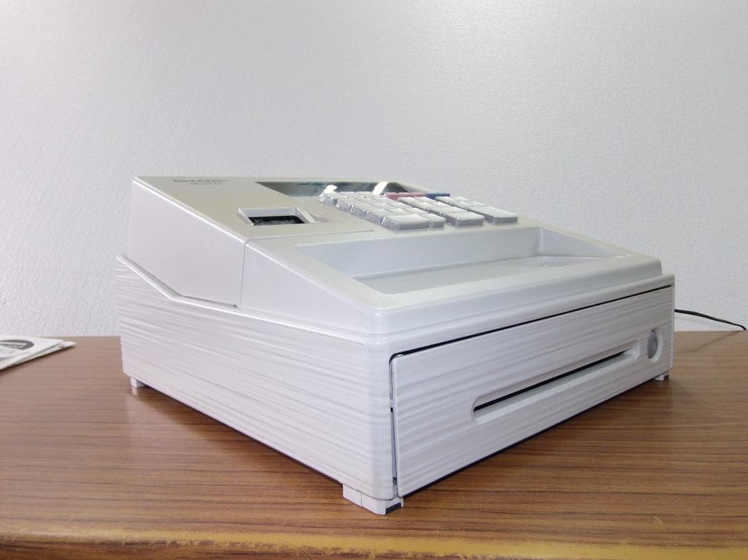 設定無料 SHARP XE-A147-W 横型領収8部門レジスター 250622