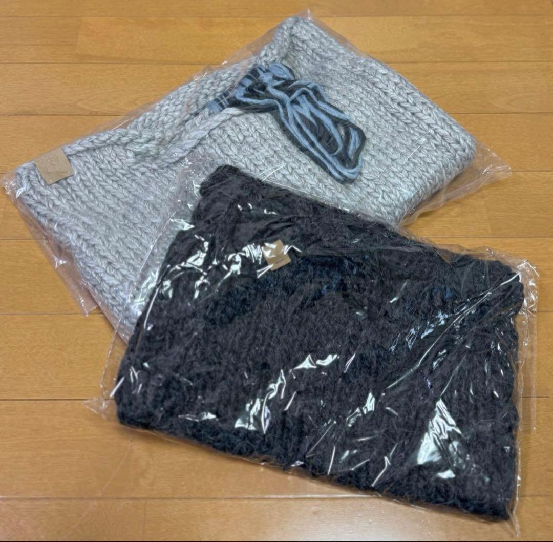 新品未使用 ETRETOKYO HAND KNIT BAG & POUCH