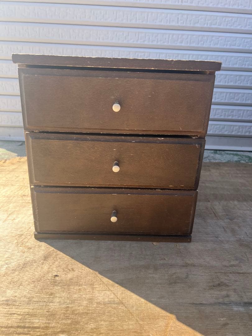 【O-360】小棚 引き出し 4点セット 昭和レトロ アンティーク 収納