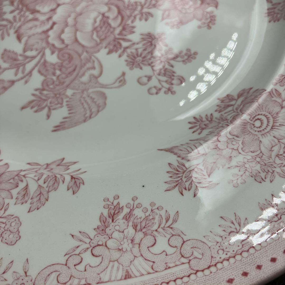 5枚まとめ バーレイ ピンクアジアティックフェザンツ お皿 プレート