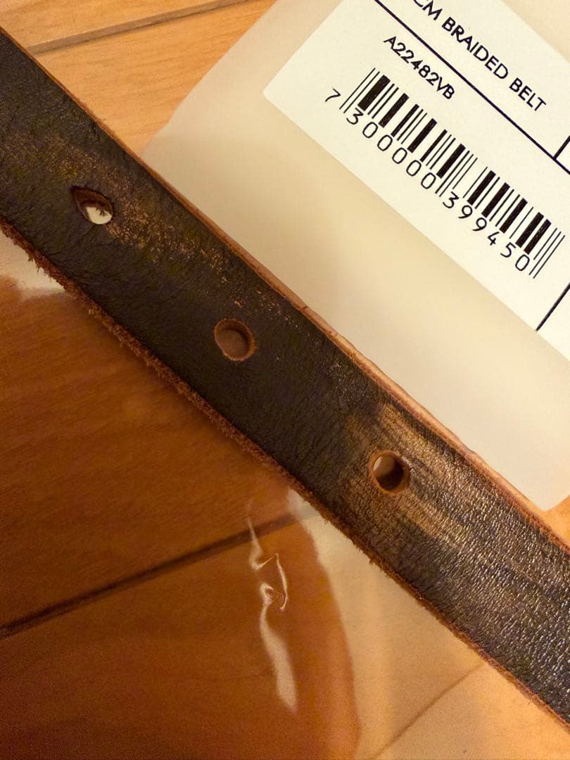 斉藤 OUR LEGACY／VINTAGE BLACK LEATER