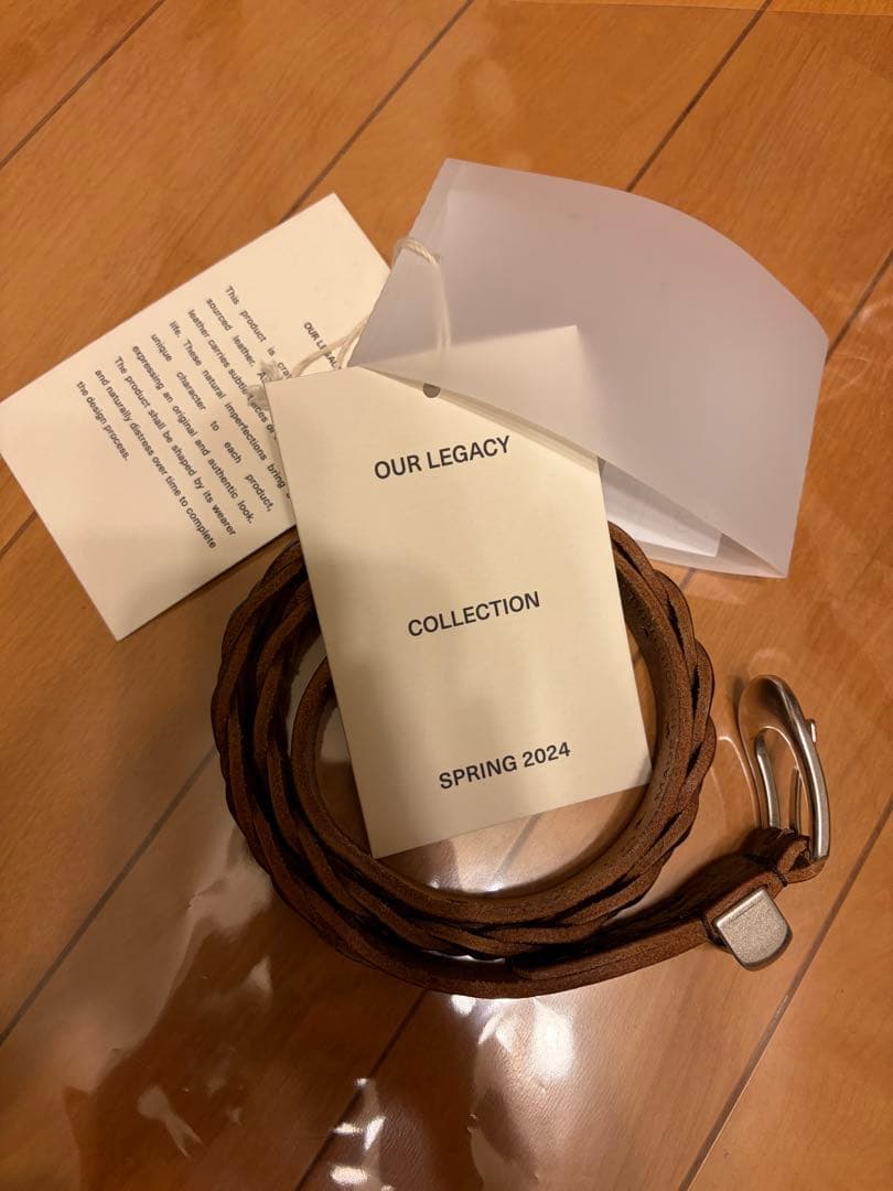 斉藤 OUR LEGACY／VINTAGE BLACK LEATER