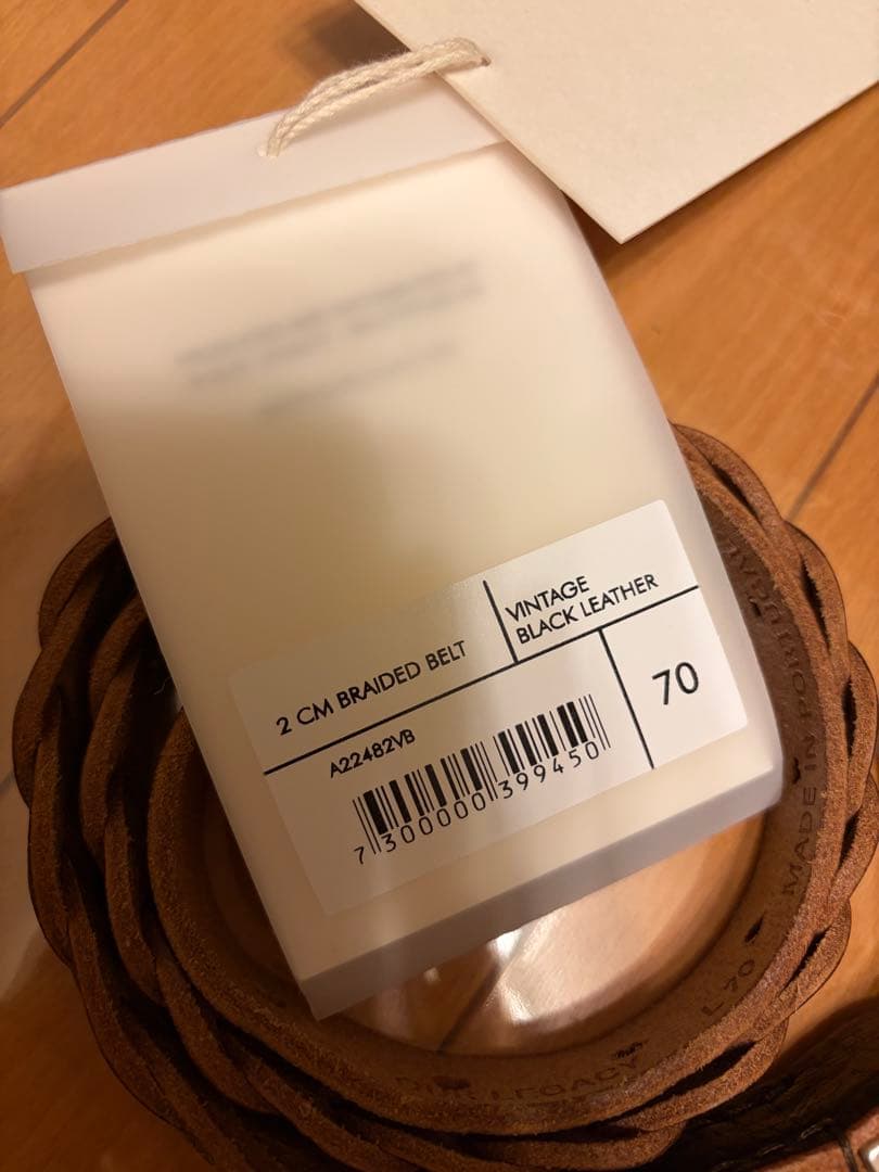 斉藤 OUR LEGACY／VINTAGE BLACK LEATER