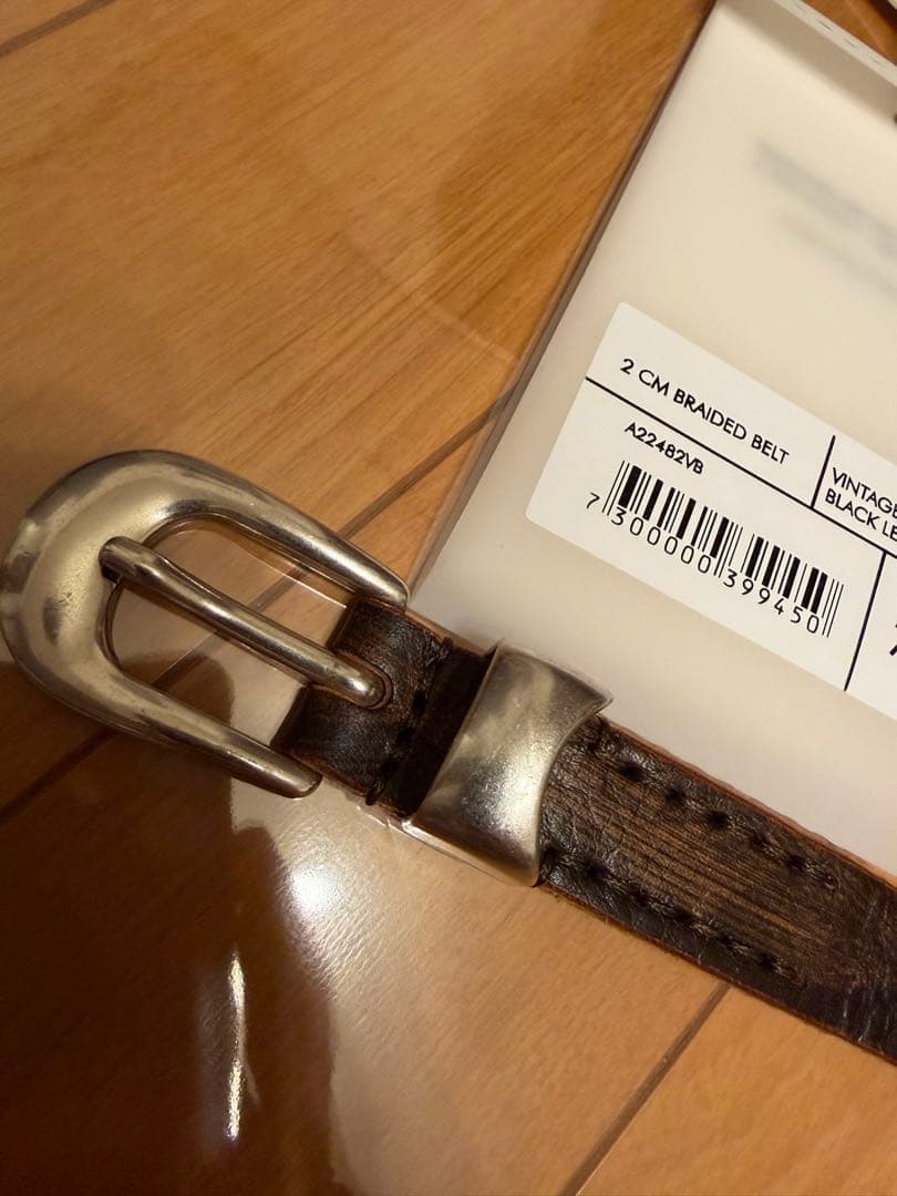 斉藤 OUR LEGACY／VINTAGE BLACK LEATER