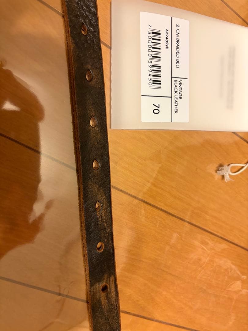 斉藤 OUR LEGACY／VINTAGE BLACK LEATER