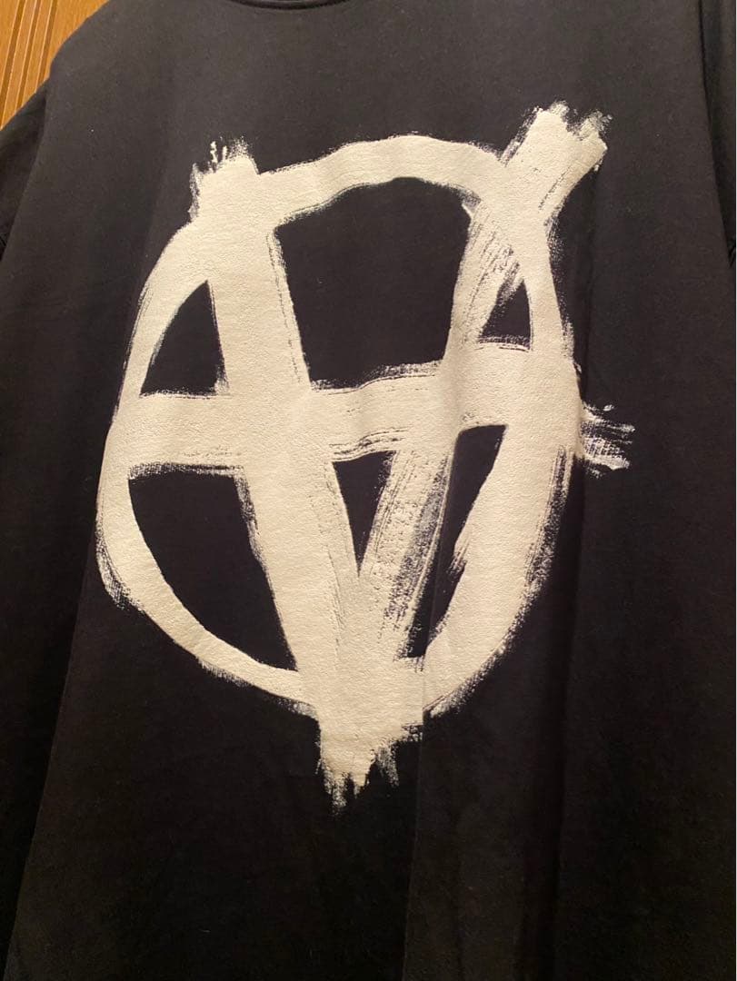 【SSENSE購入正規品】VETEMENTS 21SS anarchy Tシャツ