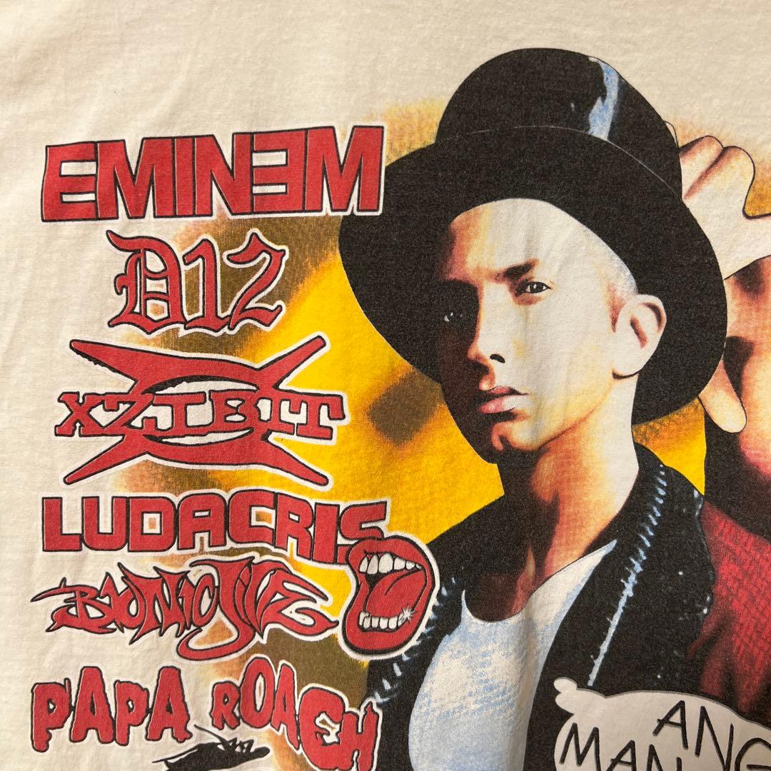 美品　ヴィンテージ　anvil エミネム '02年ツアーTシャツ　両面プリント