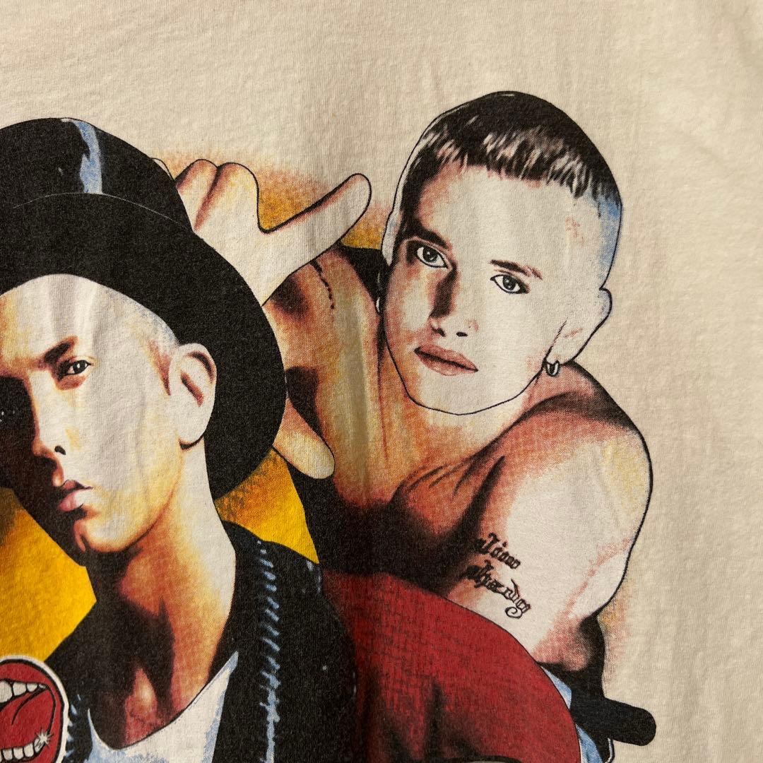 美品　ヴィンテージ　anvil エミネム '02年ツアーTシャツ　両面プリント