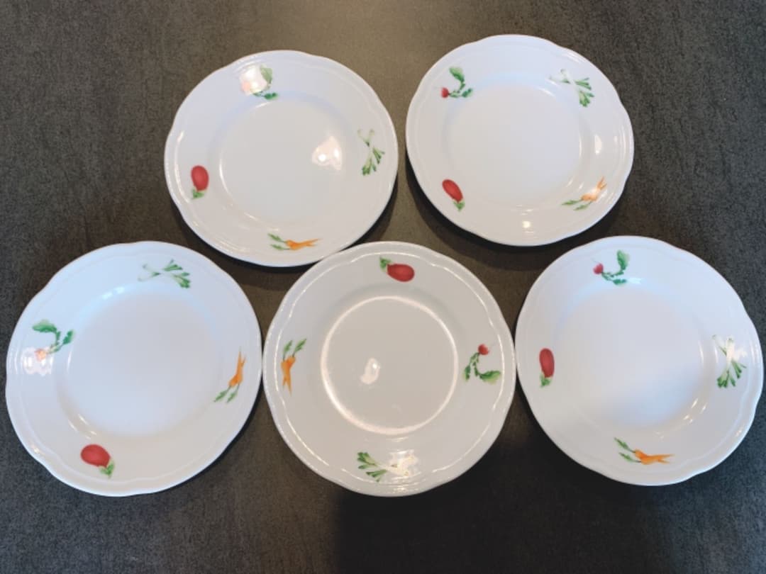 リチャードジノリ　ボンジョルノベジタブルプレート　5点セット