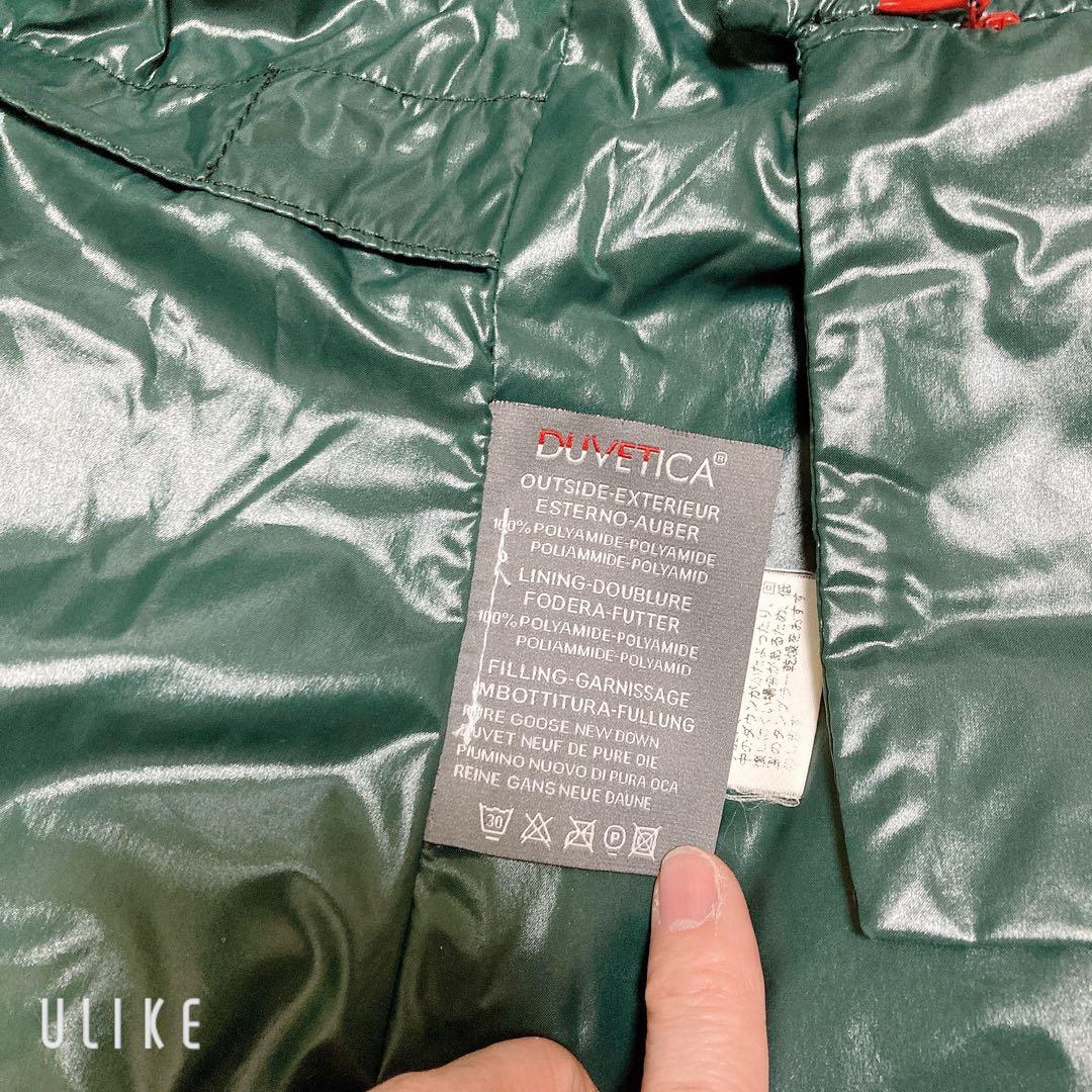 【極美品】DUVETICA デュベティカ　フード付　高級ダウンベスト　紫　大人気